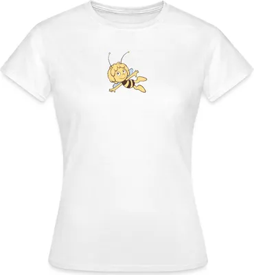 Produktbild von Spreadshirt Biene Maja Fliegt Retro Frauen T-Shirt, XL, Weiß