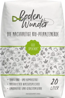 Produktbild von Pflanzerde Bodenwunder 20 L torffrei