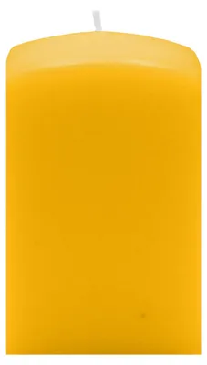 Produktbild von Quader Kerzen Goldgelb 15 x Ø 7/7 cm, 4 Stück