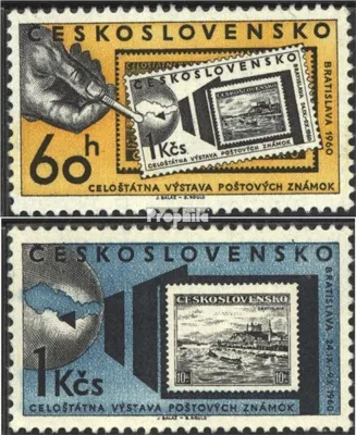 Produktbild von Briefmarken Tschechoslowakei 1960 Mi 1209-1210 (kompl.Ausg.) postfrisch Preßburg