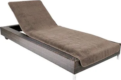 Produktbild von Schutzhülle für Gartenliege, Strandliege-Kissen, Frottee-Bezug, 100 % Baumwolle, ca. 75 x 200 cm.