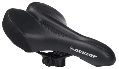 Produktbild von Dunlop Fahrradsattel für Rennräder/Mountainbikes - Unisex - Schwarz