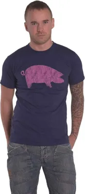 Immagine prodotto di Pink Floyd - Maglietta "AWBDG" per uomo/donna Unisex RO2143 (L) (blu navy)