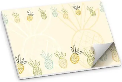 Produktbild von itenga Schreibtischunterlage Tischset Ananas DIN A3 50 Blatt