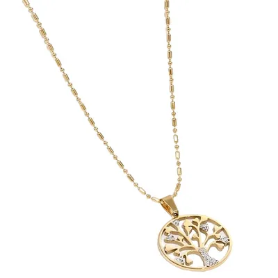 Produktbild von ZI-21741 Halskette - Elegante Damenhalskette in Gold KP21741