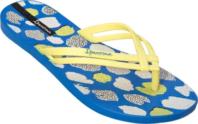 Produktbild von Ipanema Kinder Flip Flops Sommer Badelatschen Pantoletten Slides Blau/Gelb Gr.40