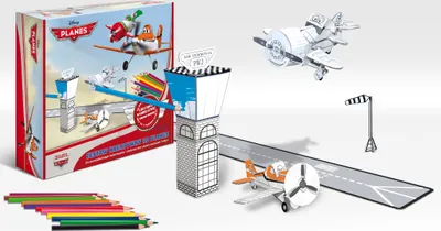 Produktbild von Starpak Bastelset Kreativset Disney Planes Flugzeuge auf dem Flughafen