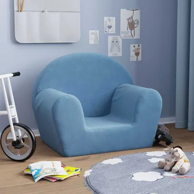 Produktbild von "im Angebot" Kindersofa Blau Weich Plüsch - Kindersofas CC16394