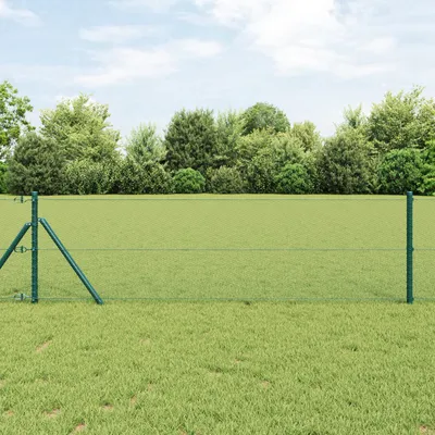 Produktbild von Sechseckzaun Grün 0,6x10 m Stahl, Zaunzubehör DesignMöbel Neu