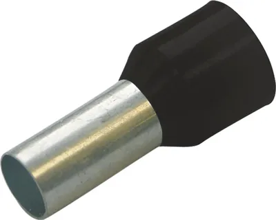 Produktbild von Haupa 270808 Aderendhülsen Isoliert 1,5 mm² schwarz 100 Stück