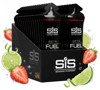 Produktbild von SIS Beta Fuel Gel (30x60ml) Strawberry & Lime - Energie & Ausdauer - Energie-Gel