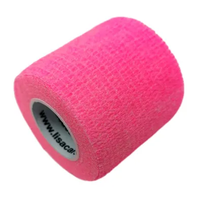 Produktbild von LisaCare selbstklebender Verband - Neonpink - 5cm x 4,5m