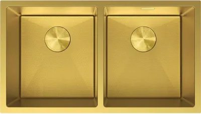 Produktbild von Mexen Binox Spüle Edelstahl 2-Kammer 800 x 450 mm, gold HC - 6421802000-55HC
