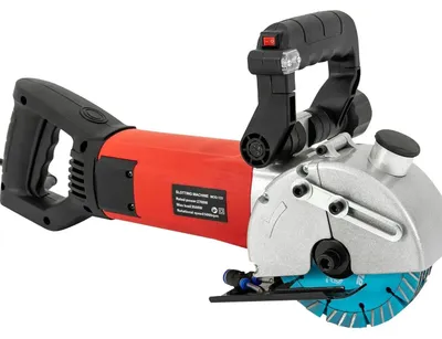 Obrázok produktu pre Fréza na drážky v stenách/stenová fréza na betón – 133 mm – výkon 2700 W – hĺbka rezu 42 mm – šírka drážky 40 mm – otáčky 5000 ot./min – 220 V, zástrčka EÚ – červená
