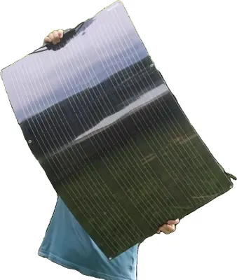 Immagine prodotto di Pannello solare flessibile, potenza erogata 120 W, efficienza delle celle 21%, 120 W 975 x 550 mm