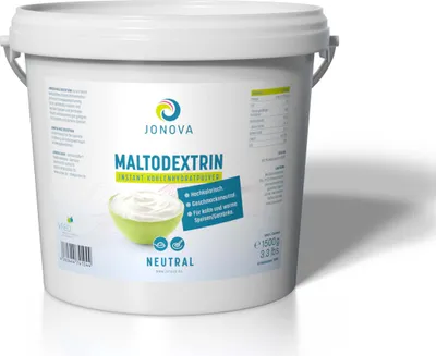 Produktbild von Maltodextrin Kohlenhydratpulver 1500g mit Vitaminen, leicht verdaulich, hochkalorisch