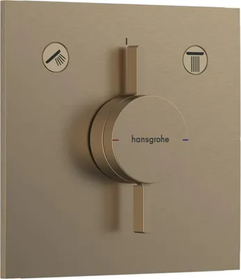 Productafbeelding van HansGrohe DuoTurn E badmengkraan UP F-set, geborsteld brons, artikelnummer 75417140