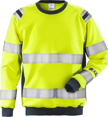 Produktbild von Fristads Flamestat Warnschutz-Sweatshirt Klasse 3 7076 Sflh