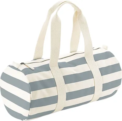 Image de Westford Mill - Sac de voyage "Nautical" BC5626 (Taille unique) (Naturel/Gris)