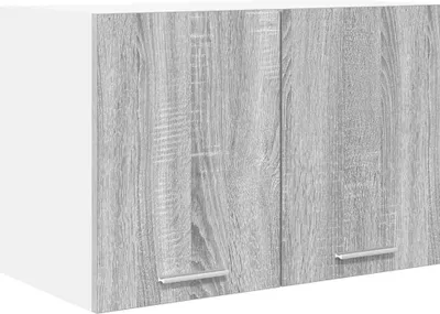 Produktbild von vidaXL Hängeschrank Grau Sonoma und Weiß 60 x 31 x 40 cm Holzwerkstoff