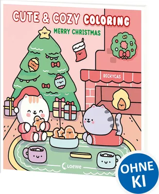 Produktbild von Cute & Cozy Coloring - Merry Christmas