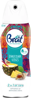 Zdjęcie produktu dla BRAIT Air Freshener Odświeżacz Powietrza Zanzibar Vibes 300ml