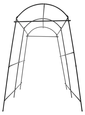 Image de Support pour plantes grimpantes, structure métallique robuste, espace de croissance généreux, noir, L