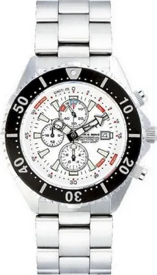 Obrázek produktu pro CHRIS BENZ - Náramkové hodinky pro potápěče - DEPTHMETER CHRONOGRAPH 300M - CB-C300-W-MB