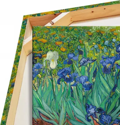 Produktbild von IRISES Van Gogh - Bild mit Malerleinwand auf Holzrahmen 70x50 cm
