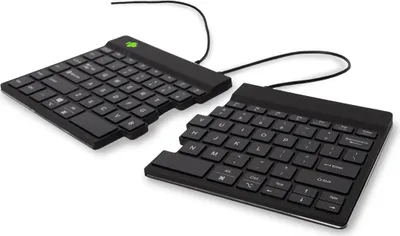 Produktbild von R-Go Tastatur Split Break US-Layout verkabelt schwarz