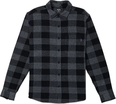Immagine prodotto di Hurley Portland Camicia a maniche lunghe Nero S Uomo Nero S
