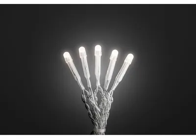Produktbild von Konstsmide Weihnachtsbeleuchtung  Micro LED Lichterkette gefrostet 20 warmweiße Dioden