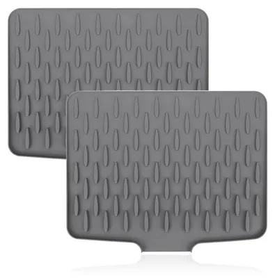 Image de Lot de 2 tapis de sol anti-fuite pour l'évacuation dans la cuisine