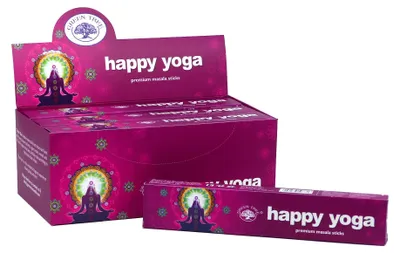 Produktbild von Räucherstäbchen Green Tree "Happy Yoga" 15gr.