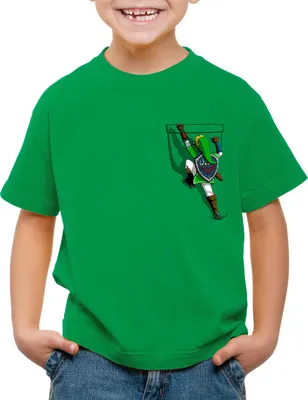 Produktbild von style3 Link Brusttasche Kinder T-Shirt wild the breath of snes
