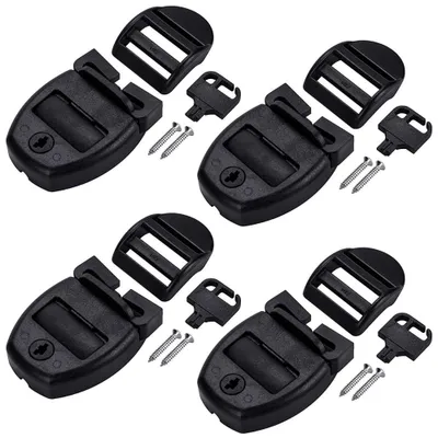 Produktbild von Hot Tub Abdeckungsclip Set - Verbessertes Sicherheits-Design - Modell Spa Hot Tub Cover Latch Lock Kits