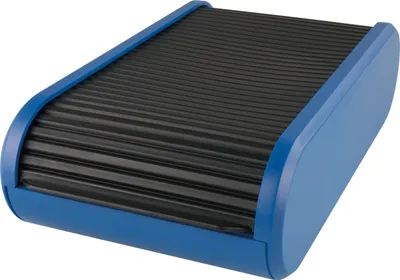Produktbild von helit Visitenkartenbox Linear blau