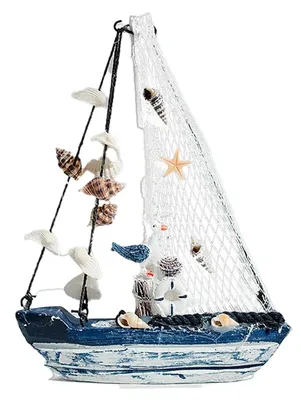 Image de Solidchoice - Maquette de voilier en bois pour décoration