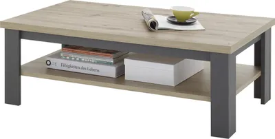 Produktbild von Couchtisch >Venezia< in Artisan Eiche Nachbildung - 115x40x65cm (BxHxT)