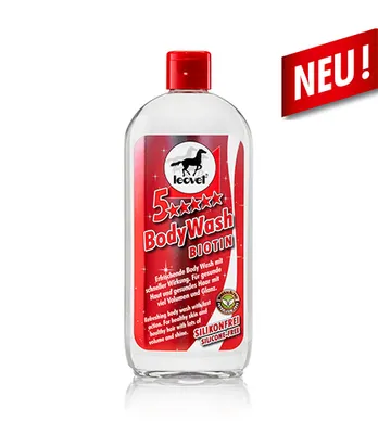 Produktbild von leovet 5-Sterne Body Wash Biotin 500ml silikonfrei