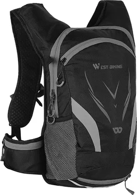 Produktbild von WEST BIKING 16L Outdoor Sports Radfahren Wandern Rucksack Rucksack Tasche Schwarz Grey