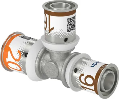 Immagine prodotto di UPONOR S-Press PLUS, raccordo a T, ridotto, 20-16-16, 1 pz.