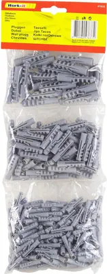 Produktbild von Work-it Universaldübel Sortiment 300 teiliges Set 6mm 8mm 10mm