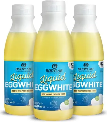 Produktbild von BODYLAB Liquid EGGWHITE - 3 x 970ml - 100% natürliches Eiweiß in flüssiger Form