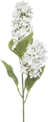 Produktbild von artplants.de Deko Zweig Hortensie XELMAR, weiß, 75cm - Künstlicher Hortensienzweig