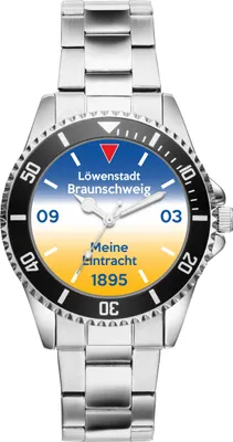 Produktbild von KIESENBERG Herrenuhr Armbanduhr Braunschweig Löwenstadt Geschenk Fan Artikel Zubehör Fanartikel Analog Quartz Uhr 20880