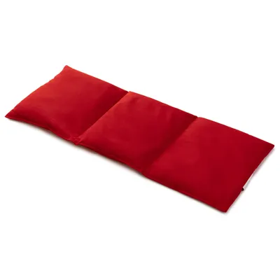 Produktbild von Bio-Dinkelkissen 20x50cm groß 3-Kammer kirschrot - Wärmekissen, Körnerkissen