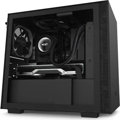 Produktbild von NZXT H210 MiniITX Window Black Edition Mini Micro Tower Gehäuse Case MITX