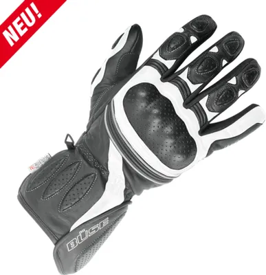 Produktbild von Büse Pitlane Handschuhe, schwarz/weiß, 10 (XL)