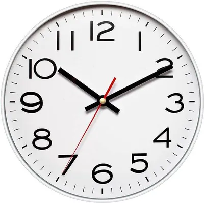 Zdjęcie produktu dla Zegar ścienny NUOVO, metalowa rama ze szklaną pokrywą, z cichym mechanizmem tykającym, kwarcowy zegar ścienny, nowoczesny kwarcowy design, dekoracyjny, do wnętrz i kuchni, 35 cm (srebrny)